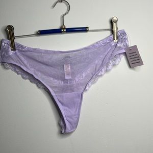 Savage X Fenty Lilac Purple Lace Cheeky Panties 1XL NWT